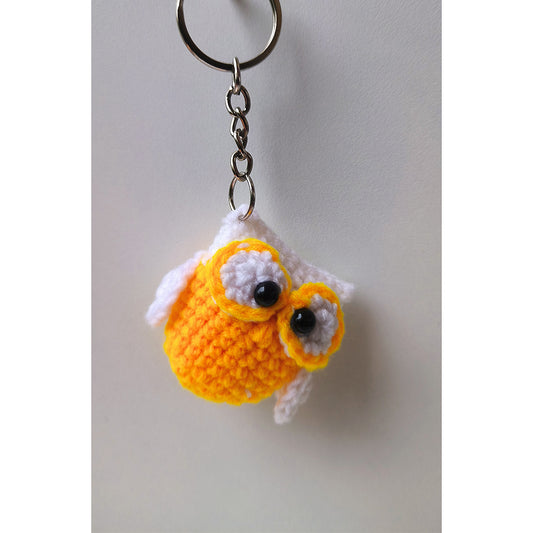 Hootie the Pocket-Sized - Owl Keychain